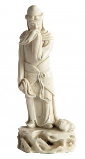 CHINESE BLANC DE CHINE FIGURE