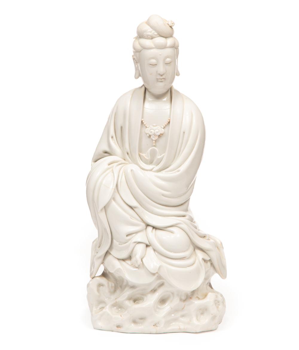 CHINESE "BLANC DE CHINE" FIGURE