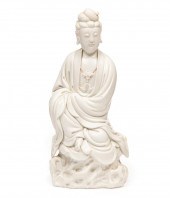 CHINESE "BLANC DE CHINE" FIGUR
