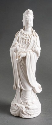CHINESE BLANC DE CHINE FIGURE