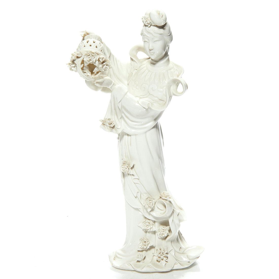 CHINESE BLANC-DE-CHINE FIGURE OF
