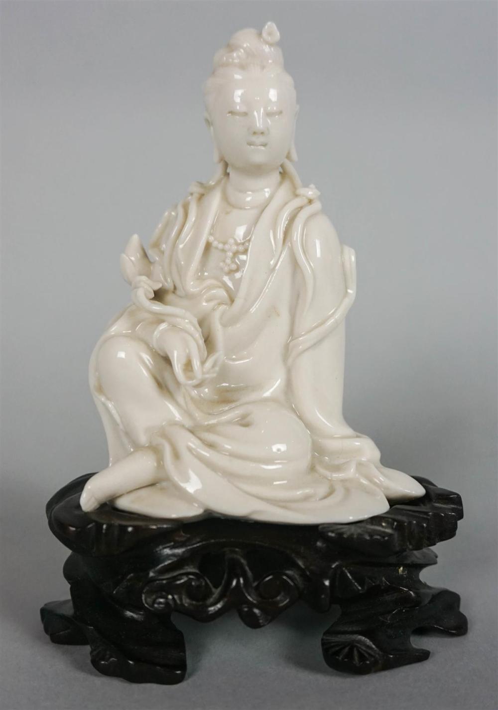 CHINESE BLANC-DE-CHINE FIGURE OF