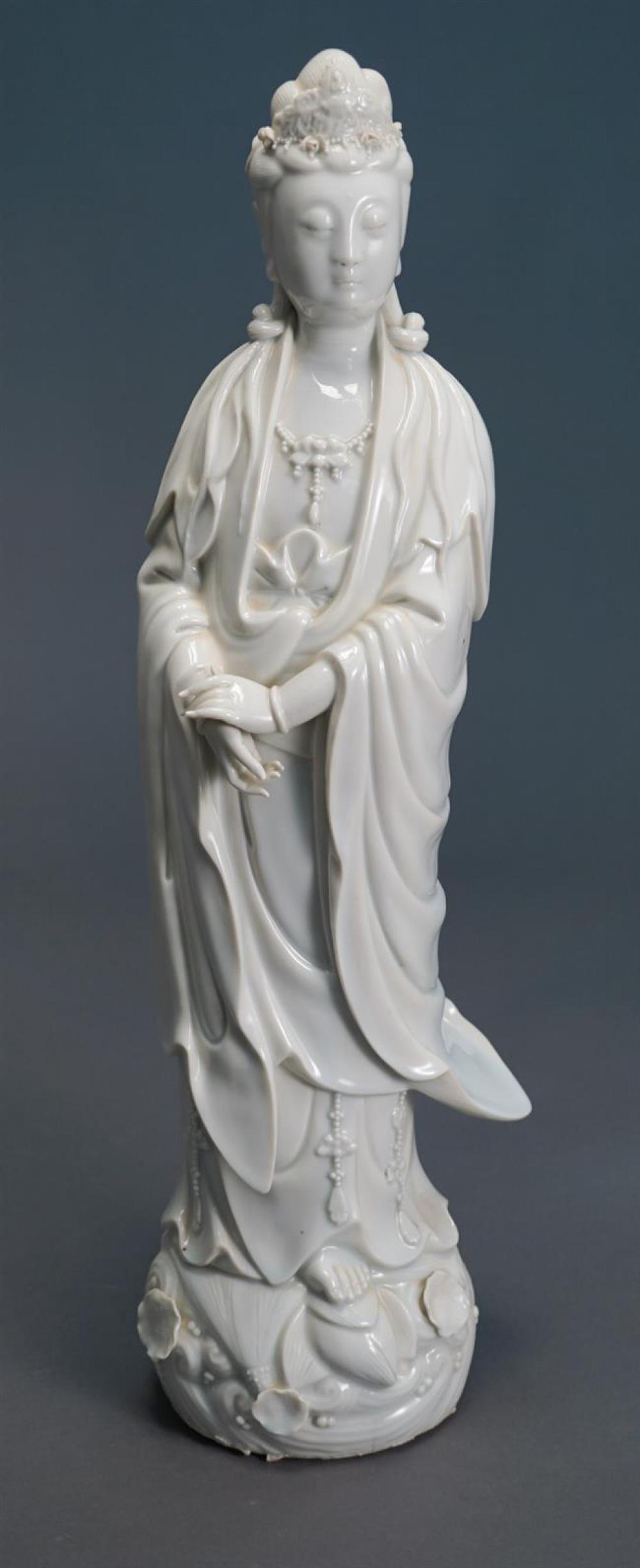 CHINESE BLANC-DE-CHINE FIGURE OF