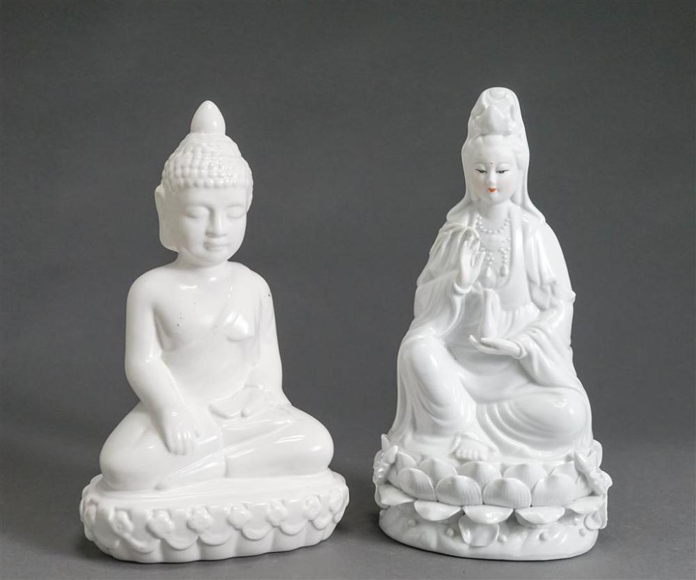 CHINESE BLANC-DE-CHINE FIGURE OF