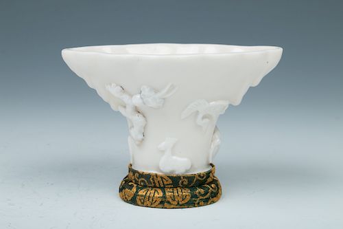 CHINESE BLANC DE CHINE LIBATION CUP