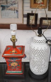 CHINESE BLANC DE CHINE PIERCED