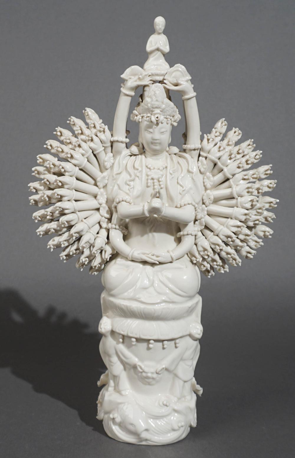 CHINESE BLANC DE CHINE PORCELAIN