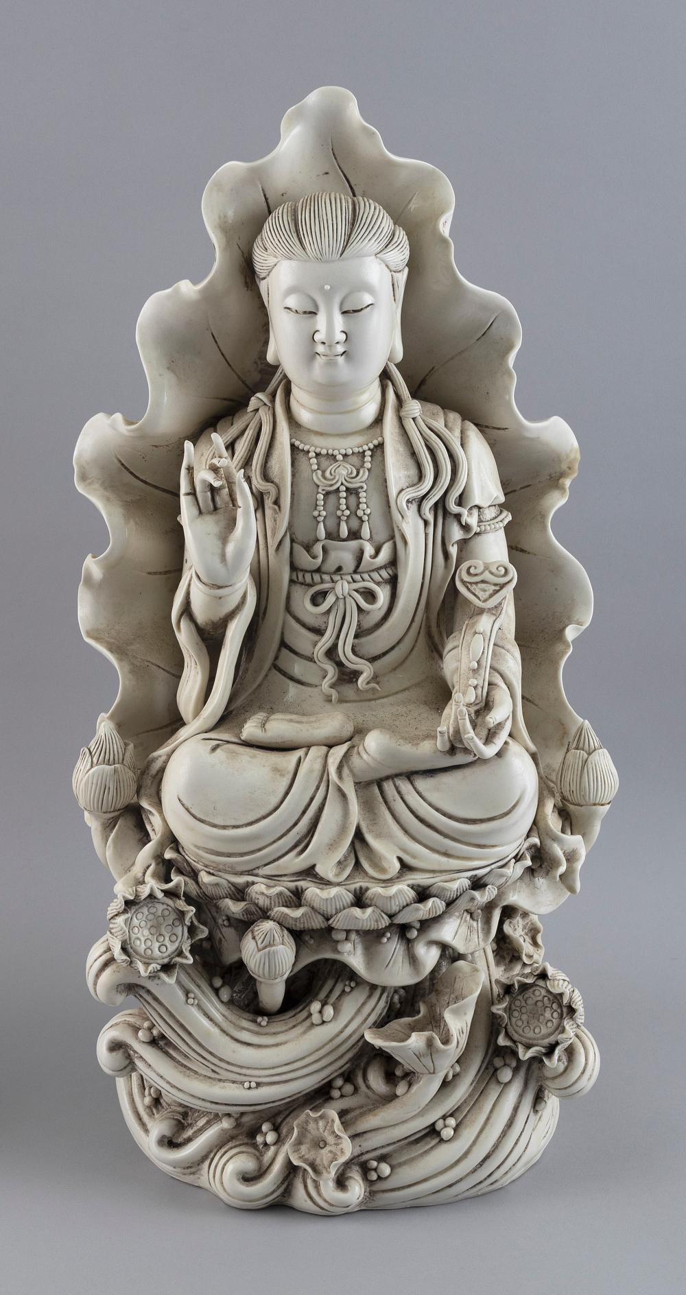 CHINESE BLANC DE CHINE PORCELAIN