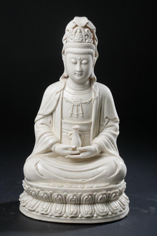 CHINESE BLANC-DE-CHINE PORCELAIN