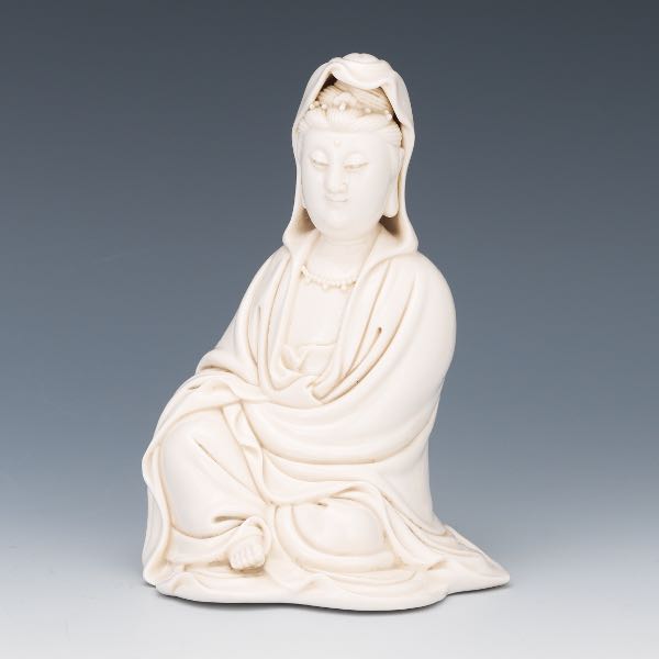 CHINESE BLANC DE CHINE SEATED