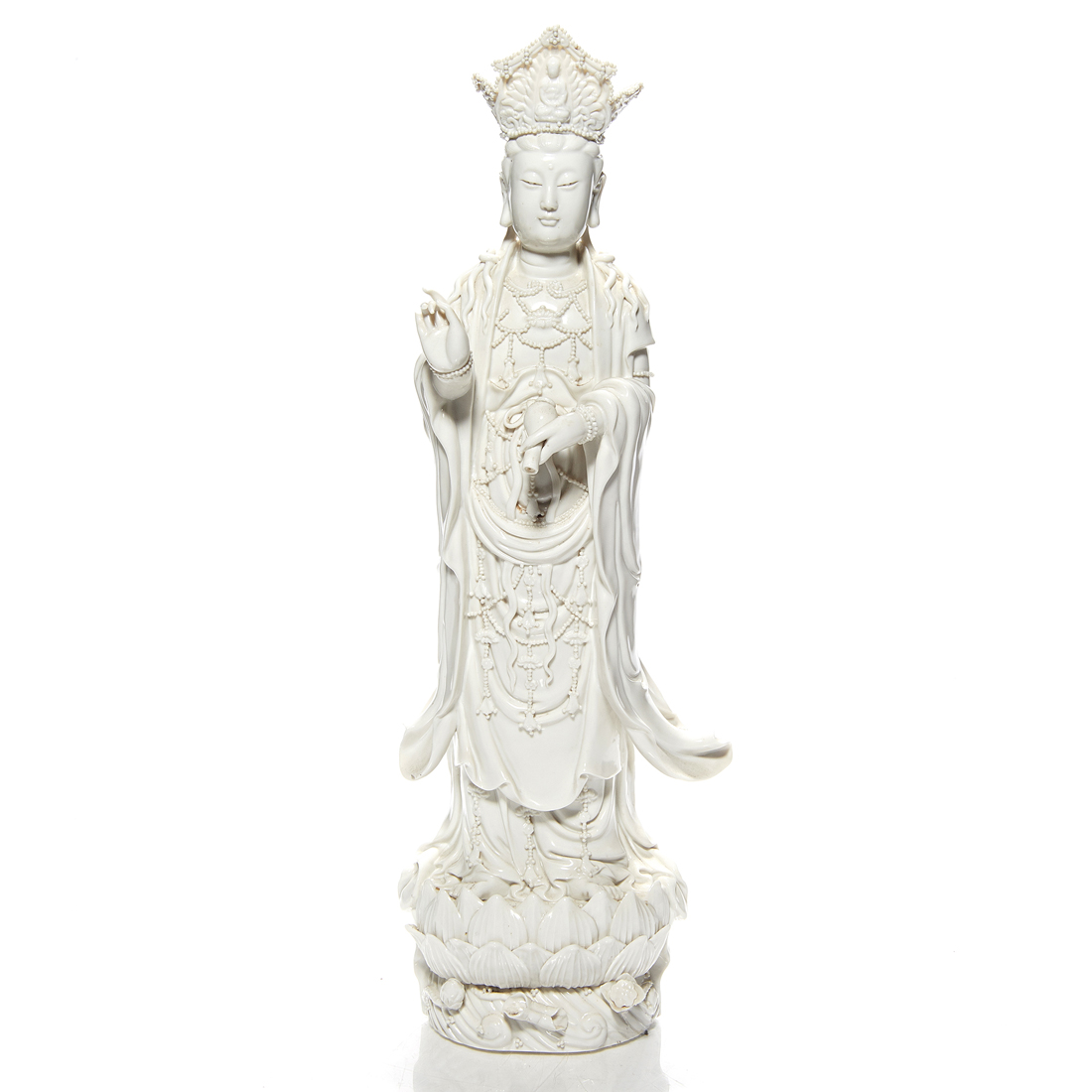 CHINESE BLANC-DE-CHINE STANDING