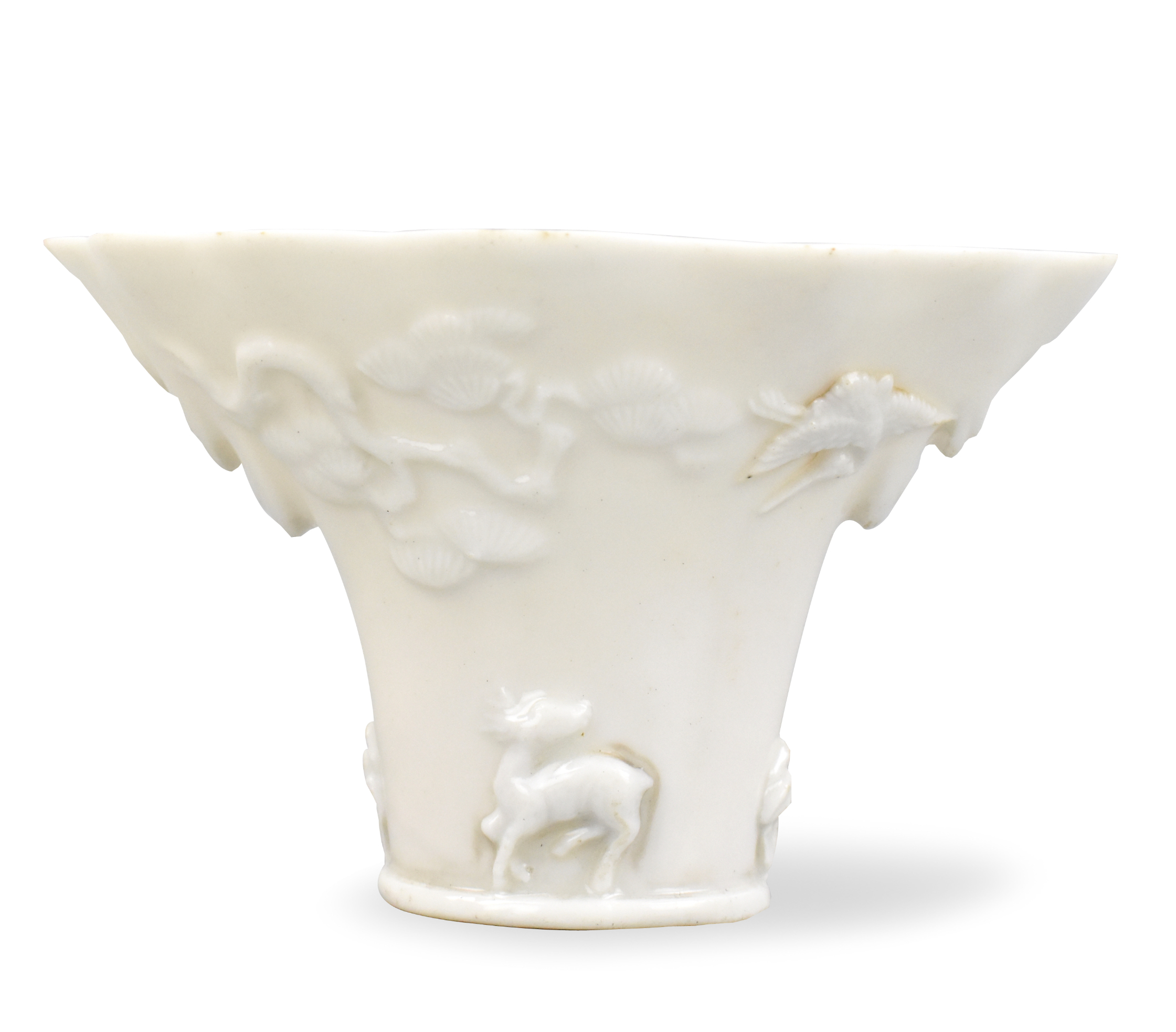 CHINESE BLANC DE CHINE WHITE GLAZED