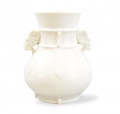 CHINESE BLANC DE CHINE ZUN VAS