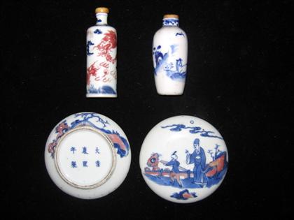 Chinese blue and red underglazed