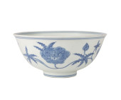 CHINESE BLUE AND WHITE BOWL, C