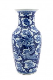 CHINESE BLUE AND WHITE DRAGON