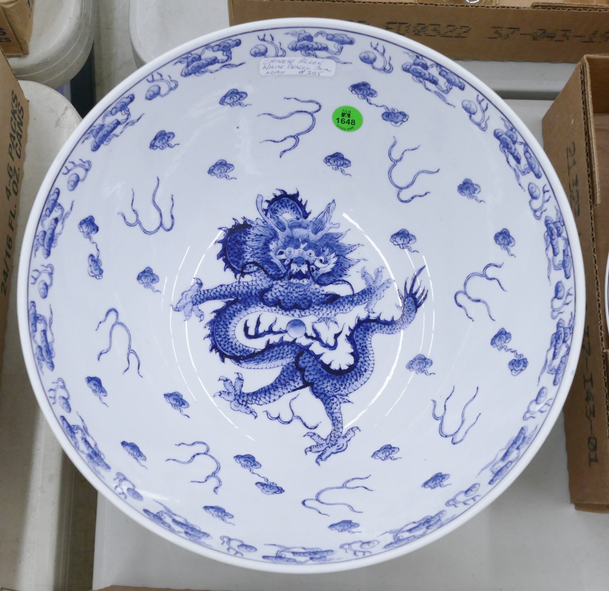 Chinese Blue and White Dragon