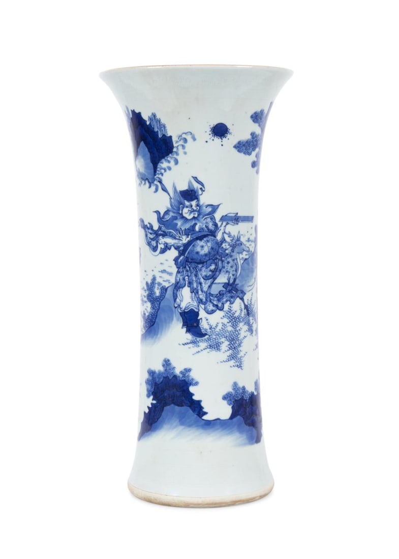 CHINESE BLUE AND WHITE DRAGON