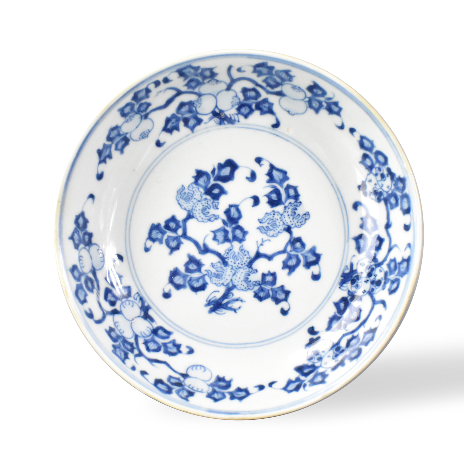 CHINESE BLUE AND WHITE FRUIT
