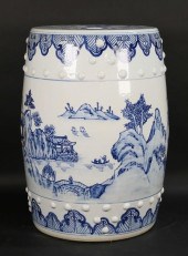 CHINESE BLUE AND WHITE GARDEN