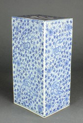 CHINESE BLUE AND WHITE NECK RE