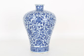 CHINESE BLUE AND WHITE PLUM-SH