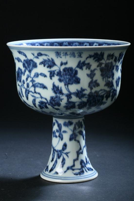 CHINESE BLUE AND WHITE PORCELAIN