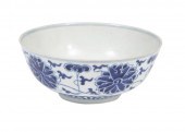 CHINESE BLUE AND WHITE PORCELA