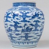 CHINESE BLUE AND WHITE PORCELA
