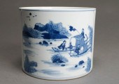 CHINESE BLUE AND WHITE PORCELA
