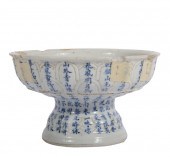 CHINESE BLUE AND WHITE PORCELA