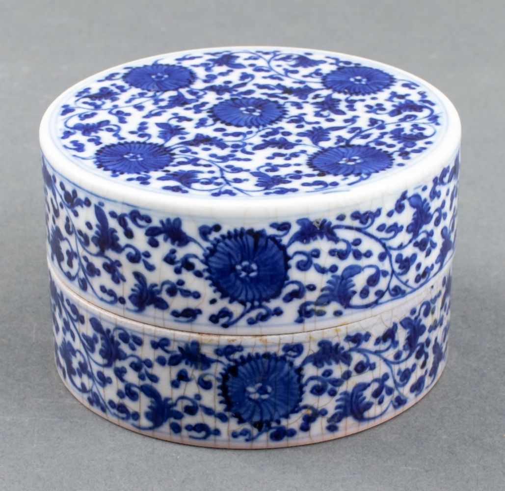 CHINESE BLUE AND WHITE PORCELAIN