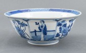 CHINESE BLUE AND WHITE PORCELA