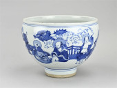 CHINESE BLUE AND WHITE PORCELA