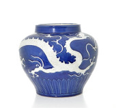 CHINESE BLUE AND WHITE PORCELA