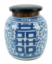 CHINESE BLUE AND WHITE PORCELA