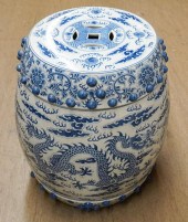 CHINESE BLUE AND WHITE PORCELA