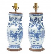 CHINESE BLUE AND WHITE PORCELA