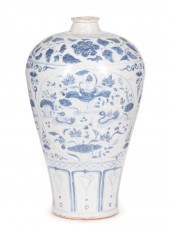 CHINESE BLUE AND WHITE PORCELA