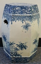 CHINESE BLUE AND WHITE PORCELA