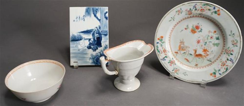CHINESE BLUE AND WHITE PORCELAIN