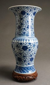 CHINESE BLUE AND WHITE PORCELA
