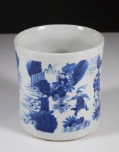 CHINESE BLUE AND WHITE PORCELA