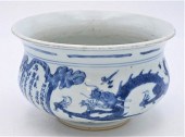 CHINESE BLUE AND WHITE PORCELA