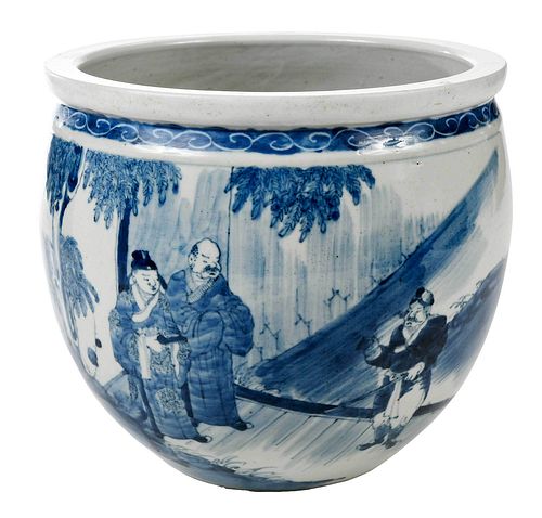 CHINESE BLUE AND WHITE PORCELAIN