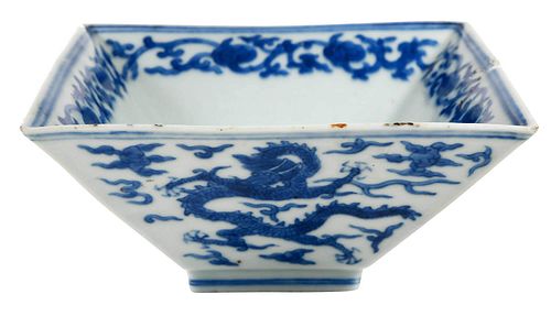 CHINESE BLUE AND WHITE PORCELAIN