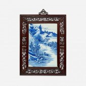 CHINESE BLUE AND WHITE PORCELA