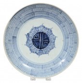 CHINESE BLUE AND WHITE PORCELA
