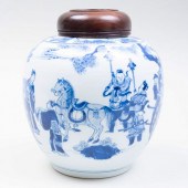 CHINESE BLUE AND WHITE PORCELA