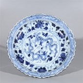 Chinese blue and white procela